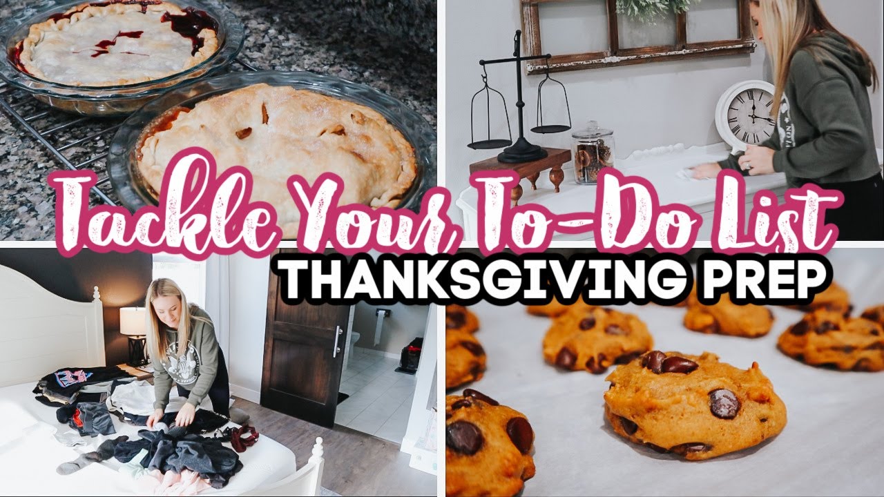 GET IT ALL DONE // Cleaning Before Hosting Thanksgiving // Cleaning & Baking // Target Haul