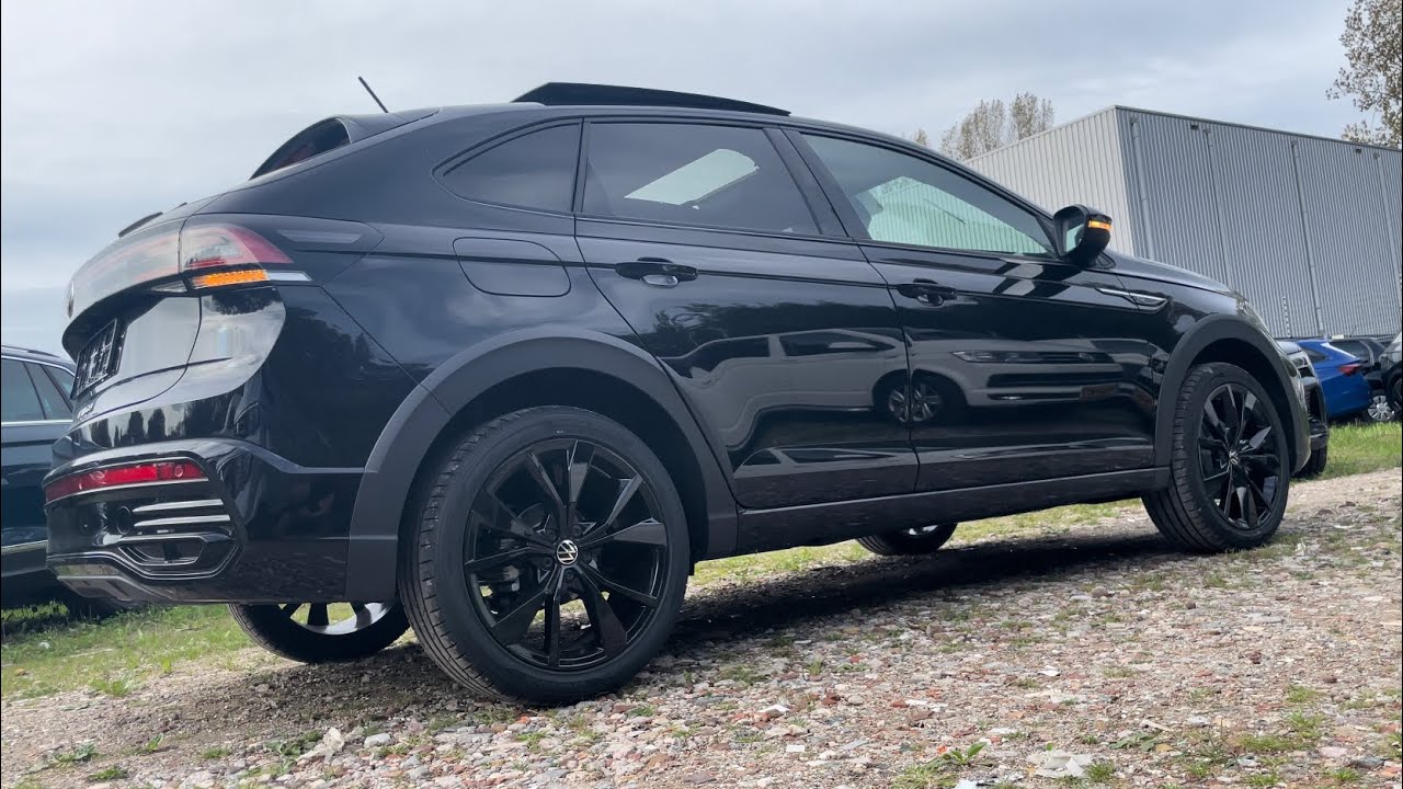 Volkswagen NEW Taigo Nivus 2023 R-Line Black Style in 4K 18 inch Misano Walk Around & detail inside