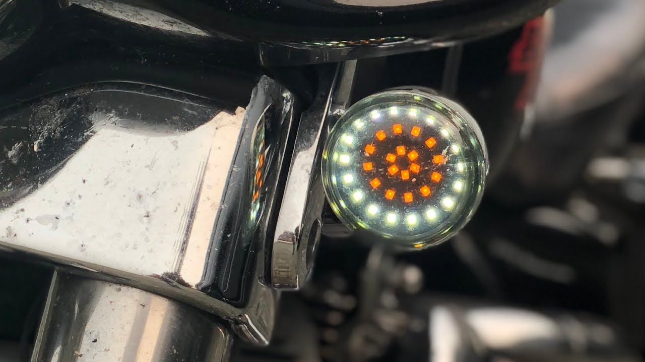 Установка светодиодной поворотной лампы Harley и обзор светодиодной лампы-указателя поворота для ...