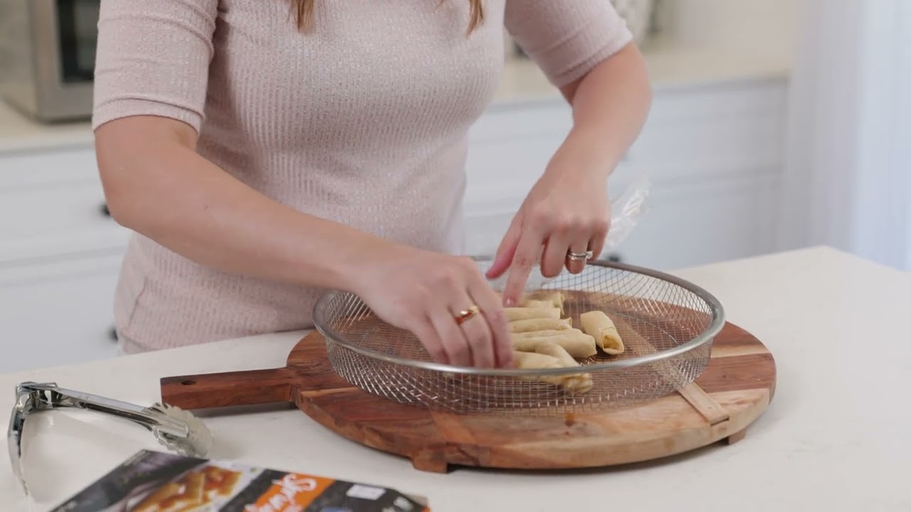 How to Air Fry Perfect Chips & Spring Rolls | Panasonic NN-CD88 4-in1 Convection Microwave Oven