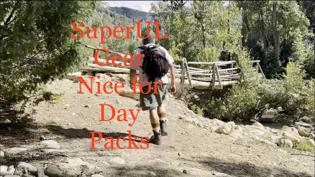 Our SuperUL Gear is nice even for just a day pack - SuperUL poncho / hammock