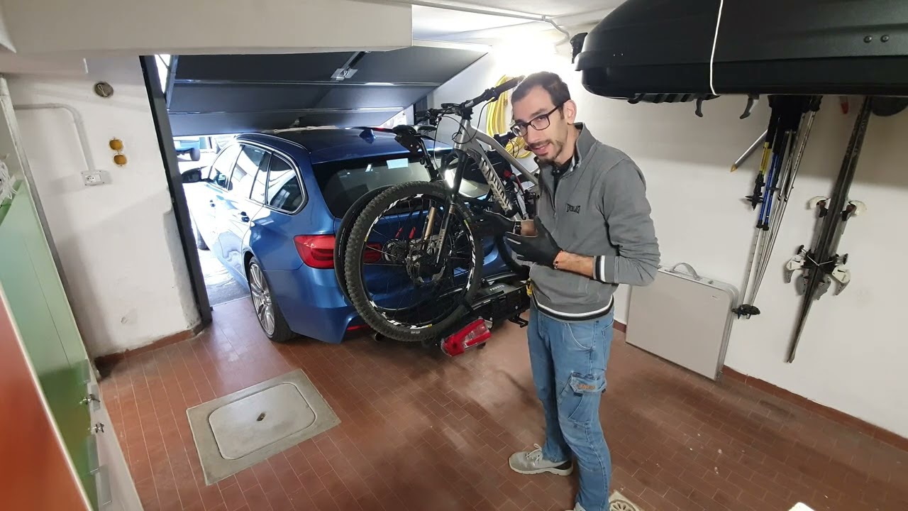 Portabici da gancio traino Favoto per 2 ebike
