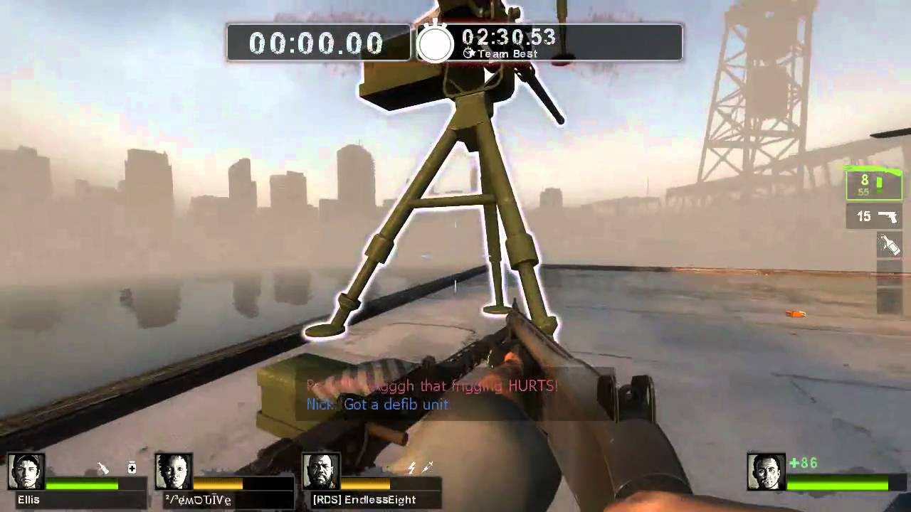 Left 4 Dead 2 — Sourcemod-развлечения, гора пулеметов