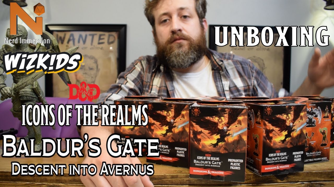 Descent Into Avernus Miniature Unboxing (8 boxes) | Nerd Immersion