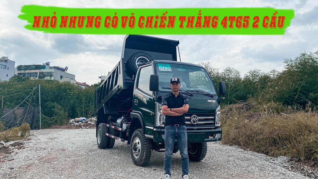 Khám phá chi tiết xe tải ben Chiến Thắng 4.65 tấn 2 cầu: NHỎ NHƯNG CÓ VÕ