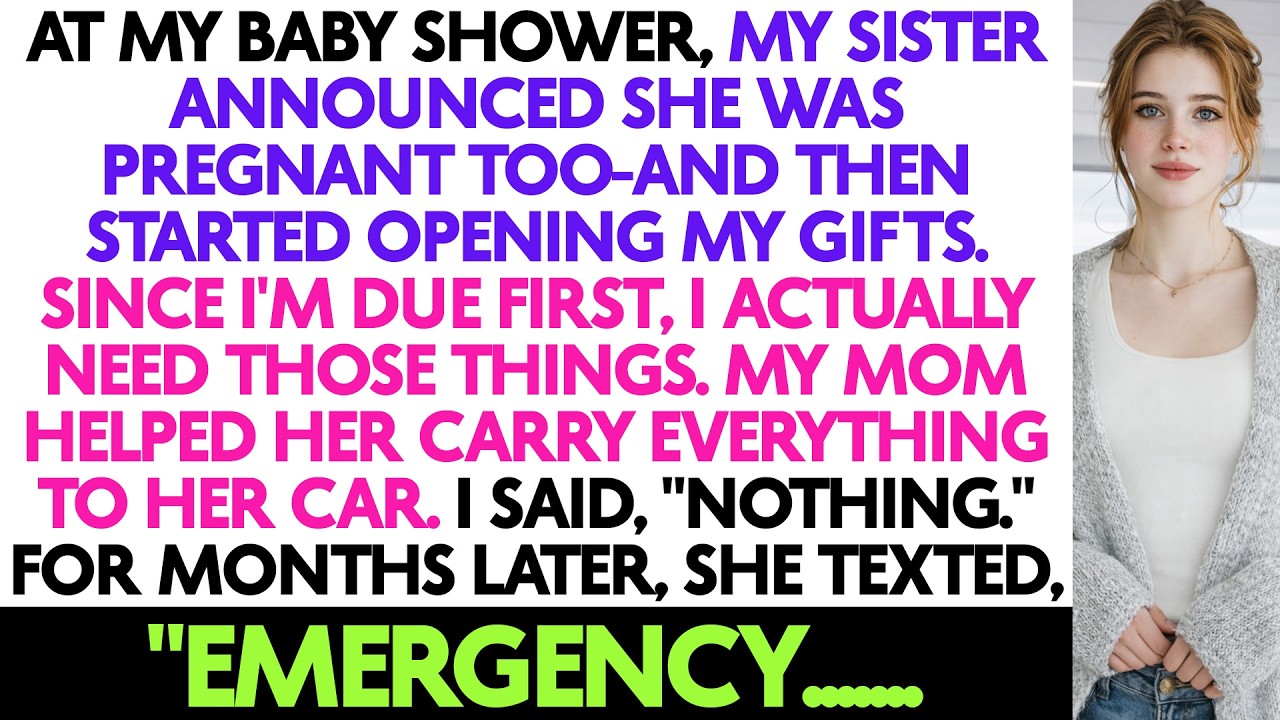 At My Baby Shower, My Sister Announced She Was Pregnant Too—and Then Started Opening...