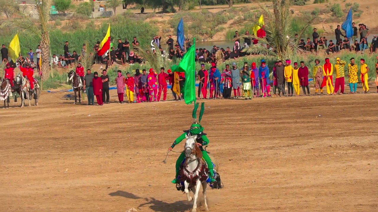 تشابيه واقعة الطف الأليمة اليوم العاشر من شهر محرم الحرام ١٤٤٣ موكب أهالي ناحية شيخ سعد / واسط