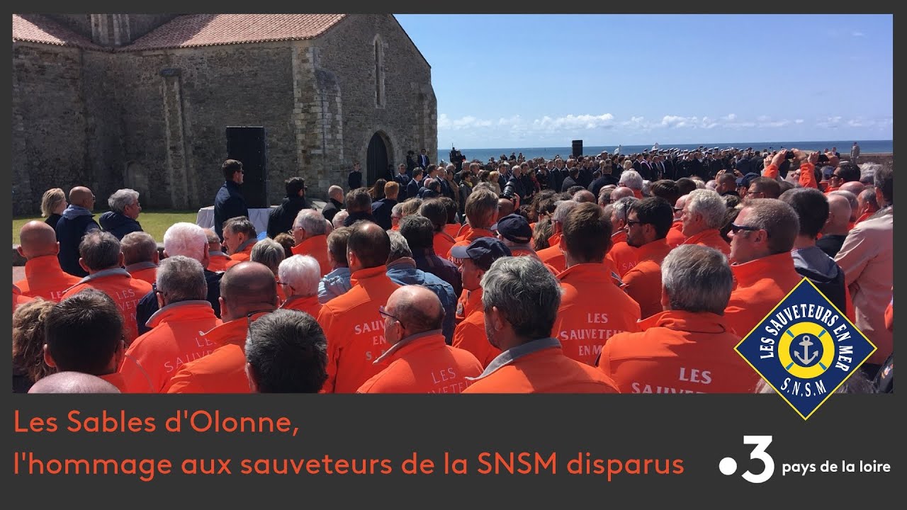 Les Sables-d'Olonne : voir ou revoir l'hommage national aux sauveteurs SNSM