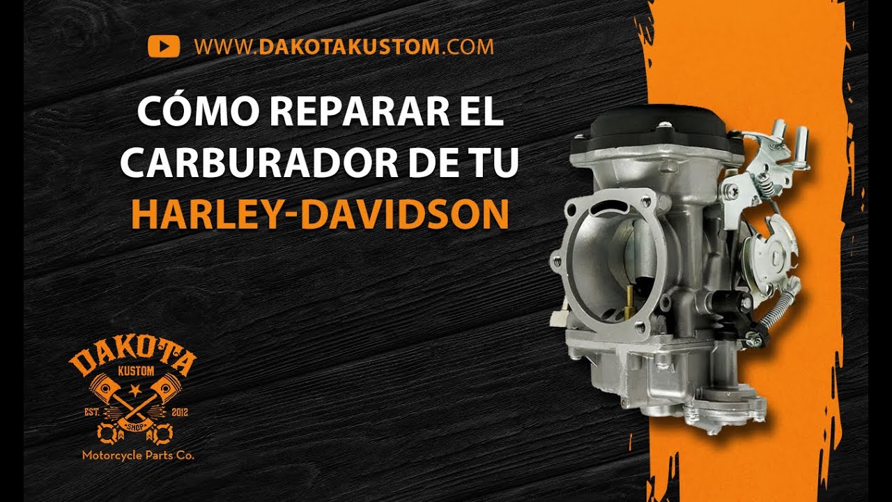 Como reparar, limpiar y ajustar un carburador Harley-Davidson CV 88-06 - Dakota Kustom