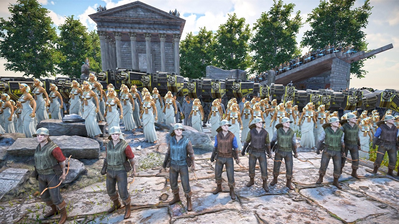 MOUNT EVEREST INVASION! 3 Million Zombies HULK vs 20 FULLAUTO ARCHER  & T45 Shotgun ! UEBS 2