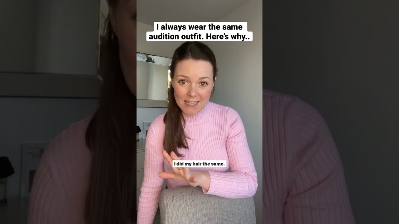 I always wear the same #musicaltheatre audition outfit. Here’s why.. 👀