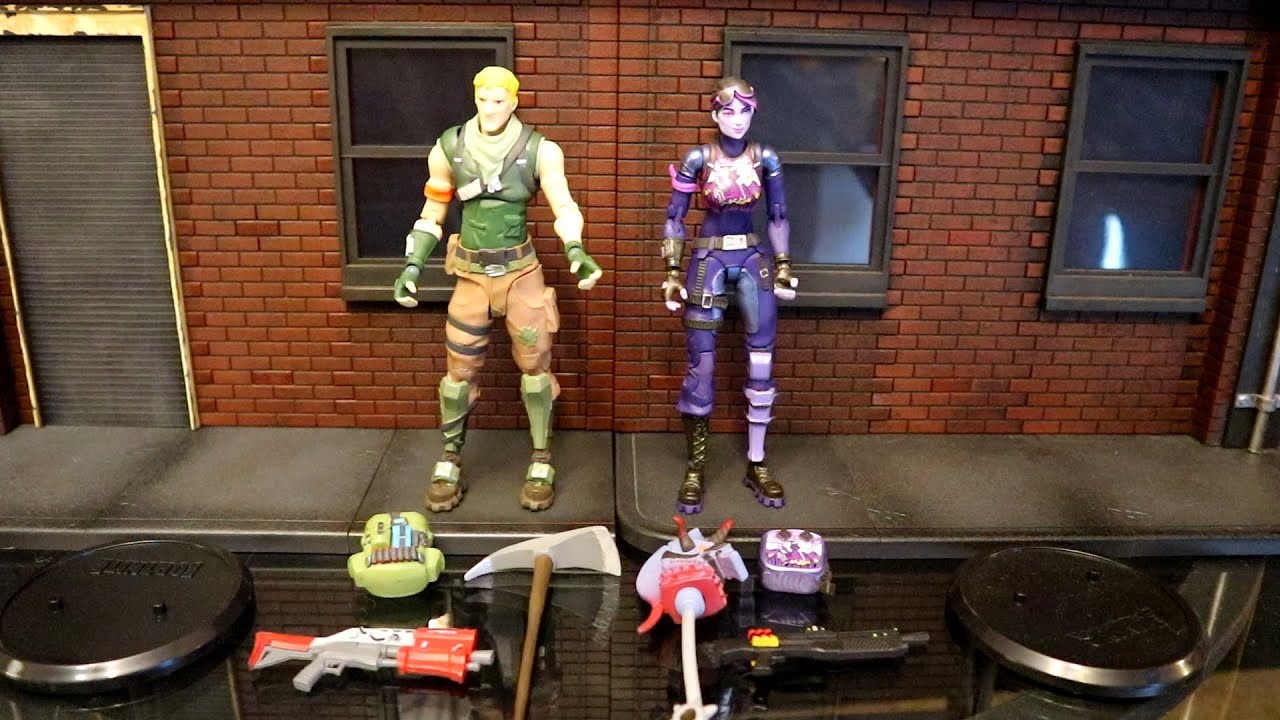 McFarlane Fortnite Jonesy & Dark Bomber Action Figure Review & Comparison