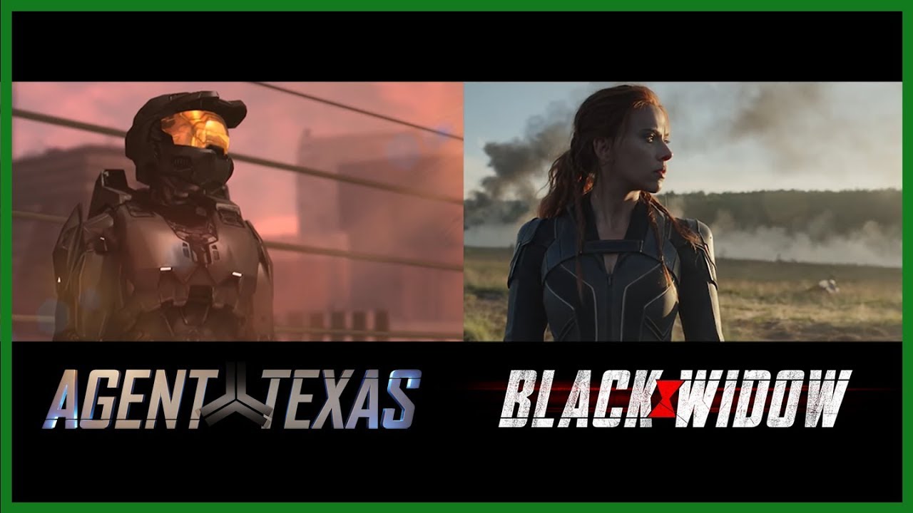 Agent Texas (Black Widow Trailer Style) - Comparison [SIDE BY SIDE]