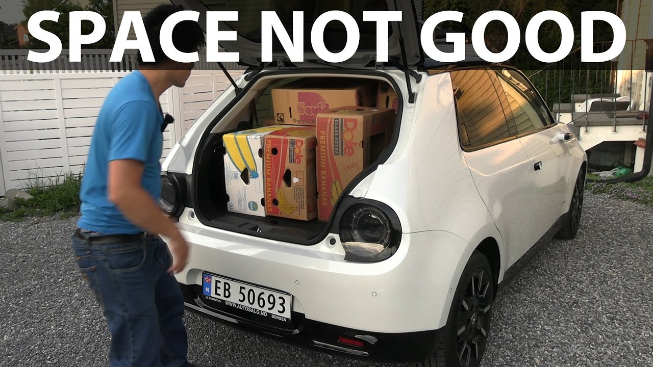 Honda e banana box test