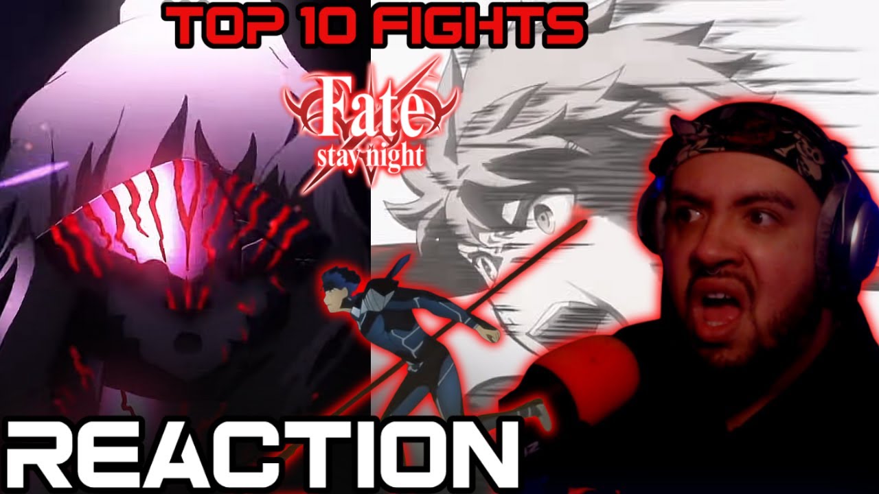 REACTING TO FATE Top 10 Fate Series Fights AGAIN!