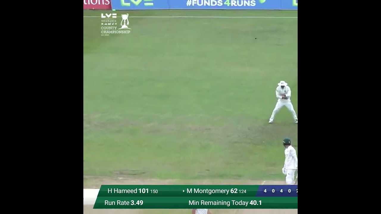 Century for Matthew Montgomery, with the Division 2 title on the line! 💪