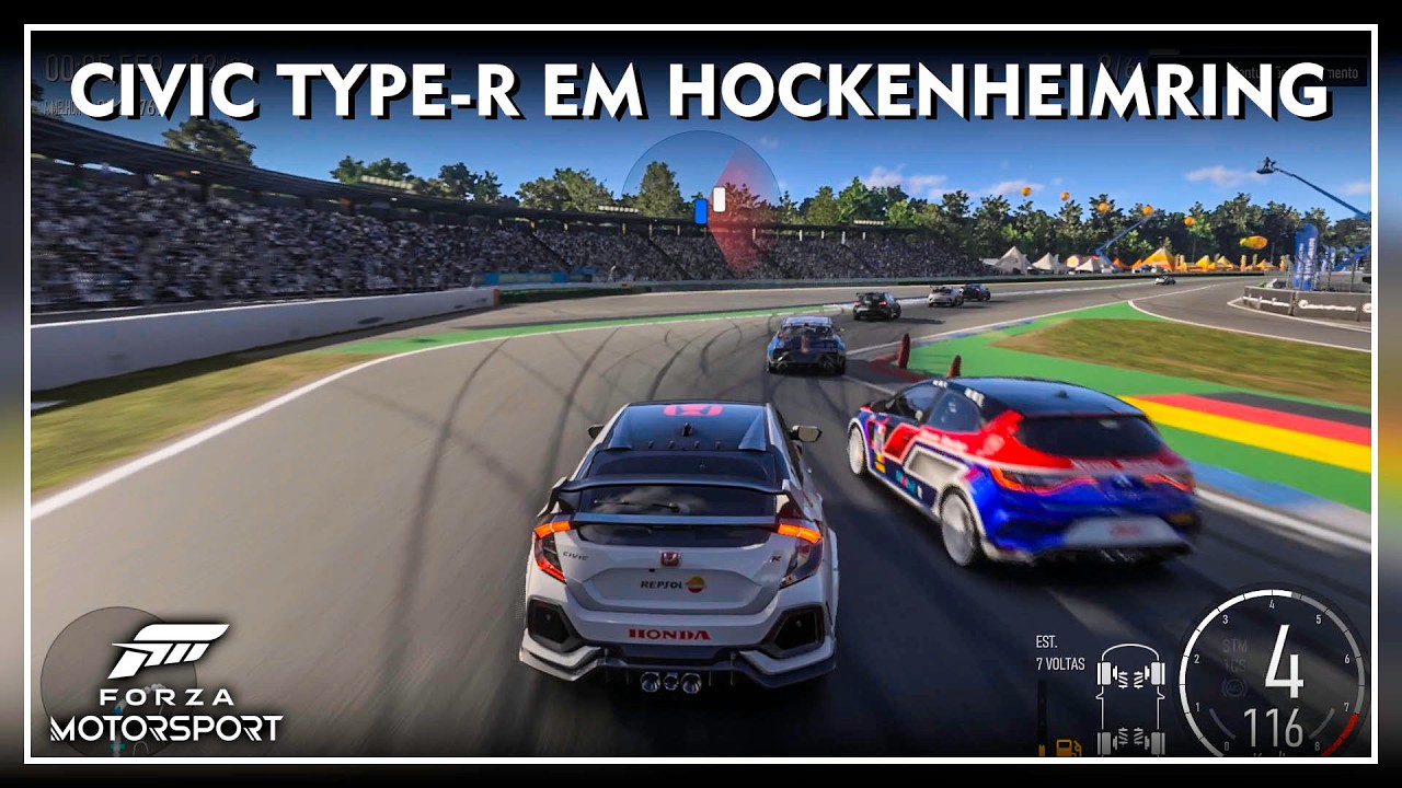Civic Type R em Hockenheimring - Ep. 3 | Forza Motorsport 2023 | PC Gameplay 60fps