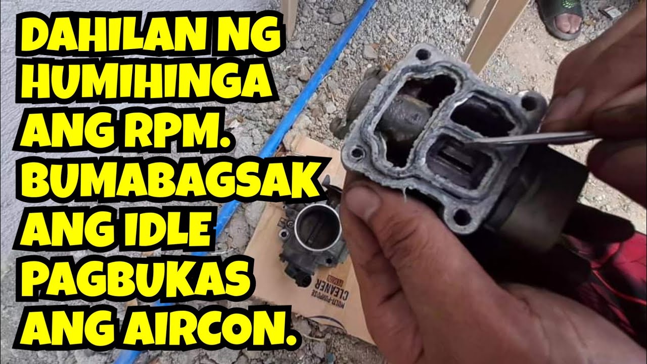 HONDA CIVIC LXI // DAHILAN NG HUMIHINGA ANG RPM // IDLE DROPS WHEN AC ON.