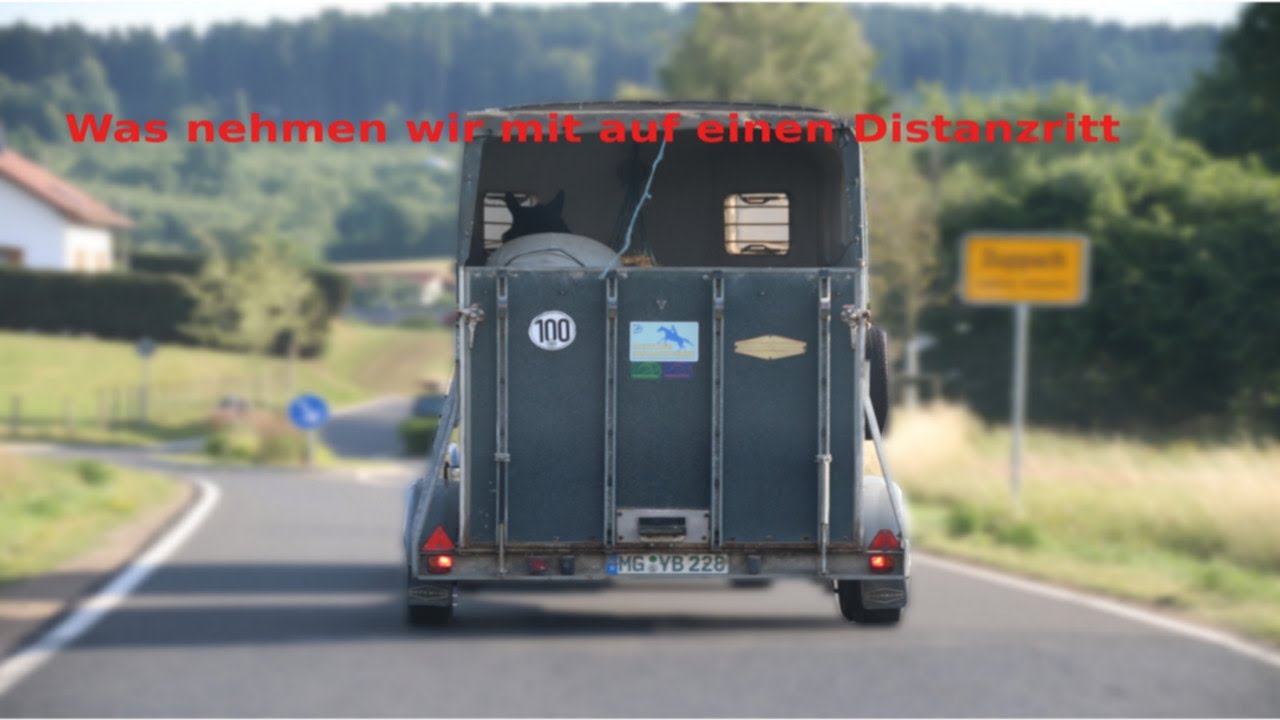Was nehmen wir mit auf einen Distanzritt I Distanzreiten