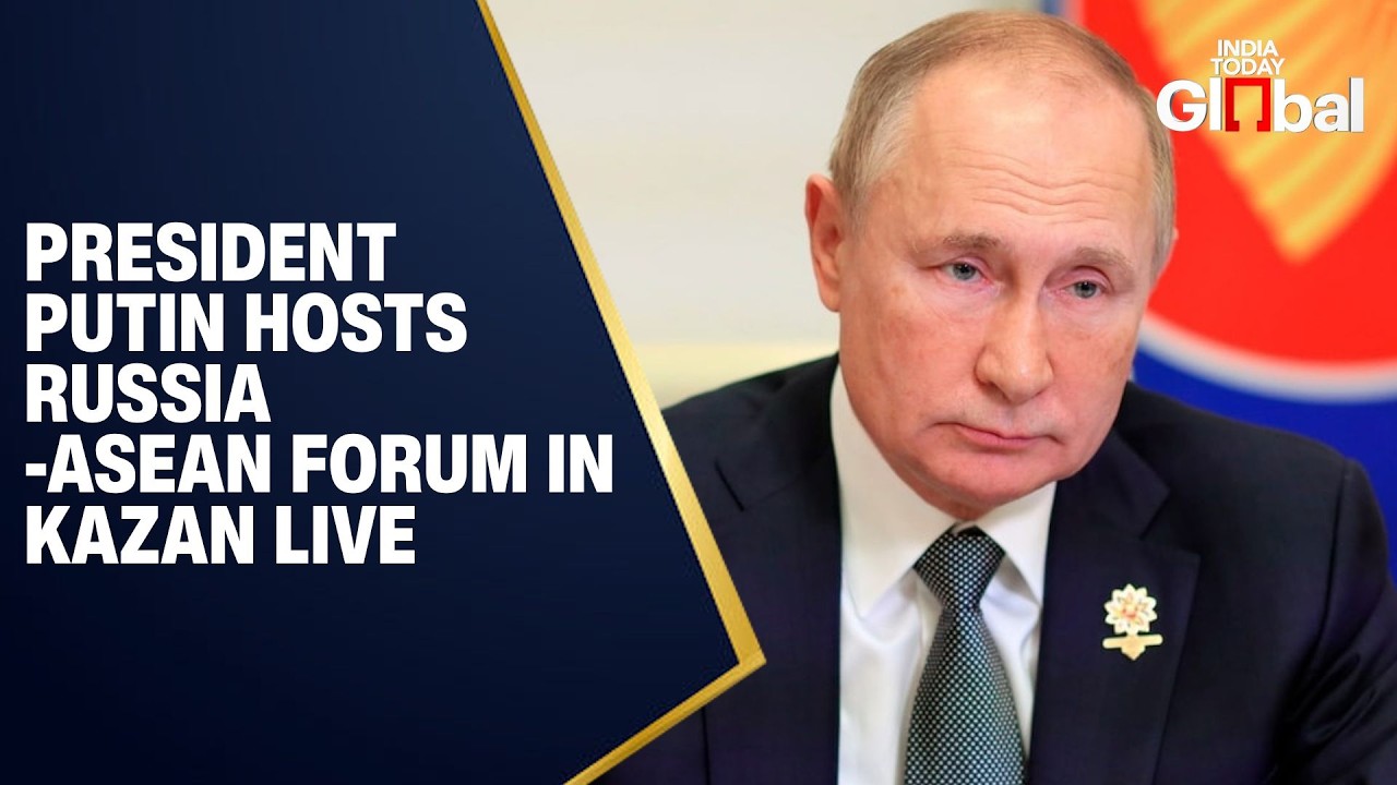 WATCH LIVE: President Vladimir Putin Hosts Russia&ndash;ASEAN Forum in Kazan with Southeast Asian Leaders