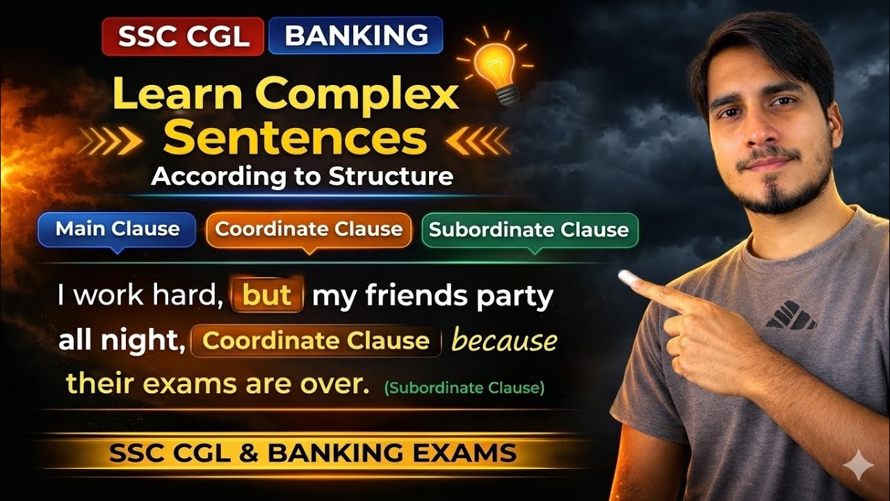 Miscellaneous Sentences according to Structure | SSC CGL and banking exams Tricks 