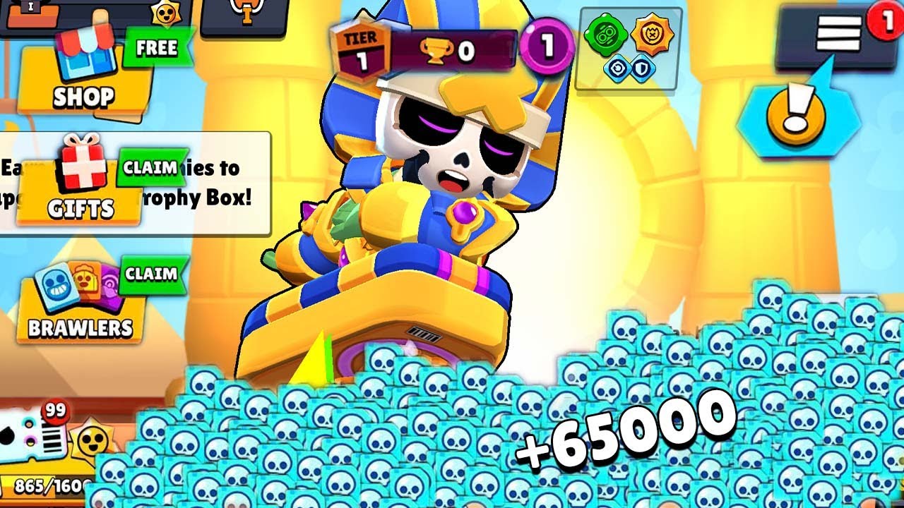 PHARAOLLIE OLLIE 🔥AWESOME NEW SKIN🔥 BRAWL STARS NEW UPDATE😱
