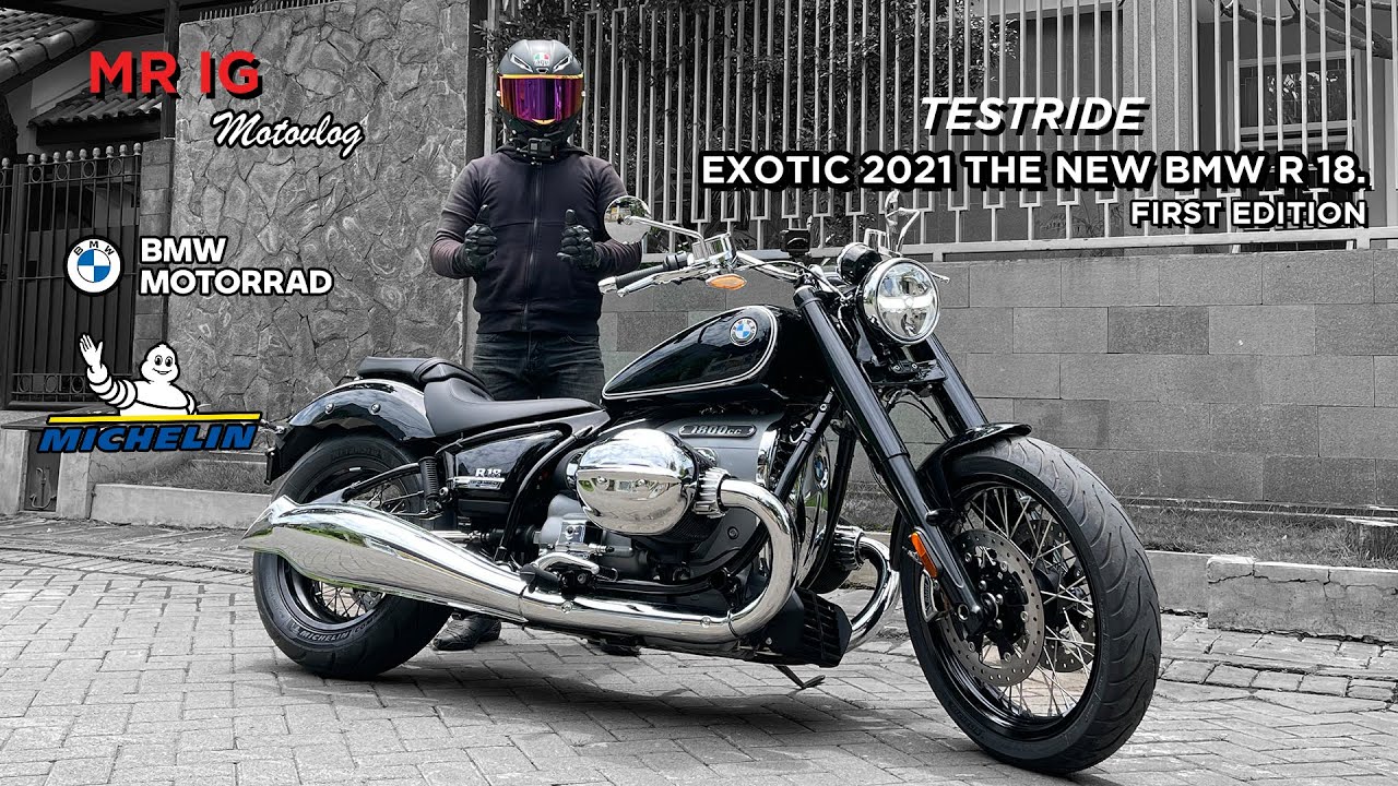 MOTOVLOG: #13 GANTENG ALA ARIEL NOAH! TESTRIDE EXOTIC CLASSIC 2021 BMW R 18 FIRST EDITION INDONESIA!