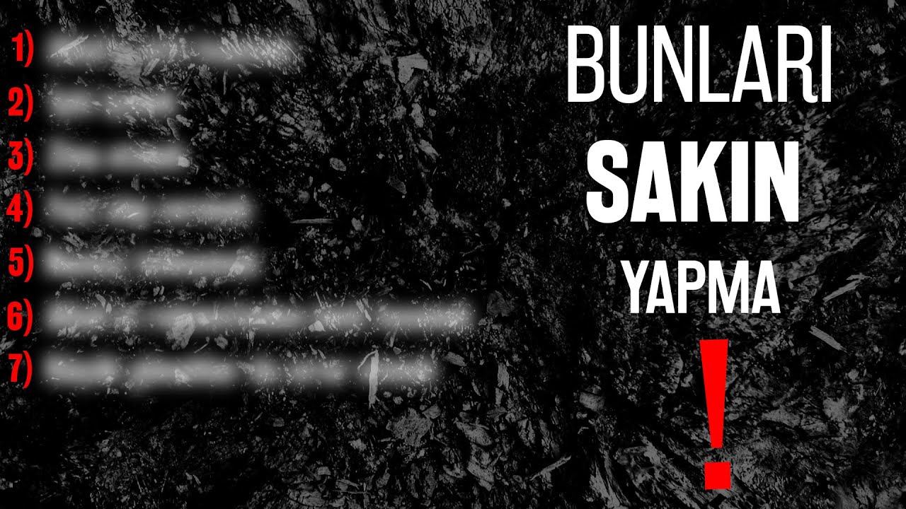 İnsanı Helakete Götüren Günahlar - Bunları Sakın Yapma!