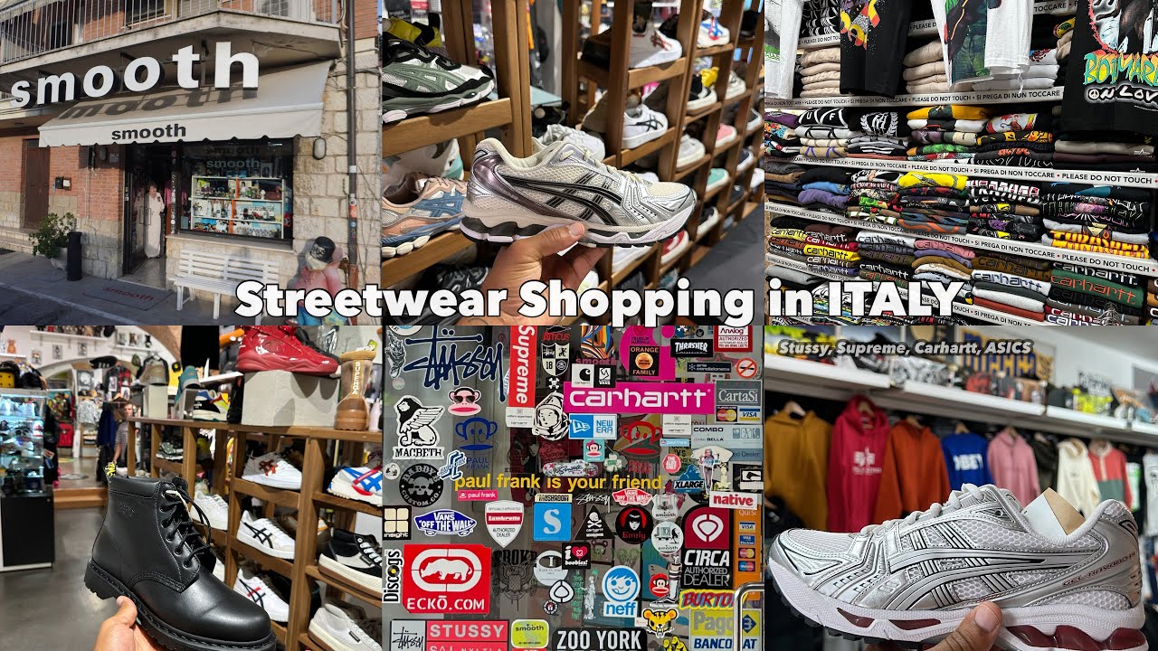 Streetwear Shopping in ITALY | Stussy | Carharrt | Supreme | Asics & more