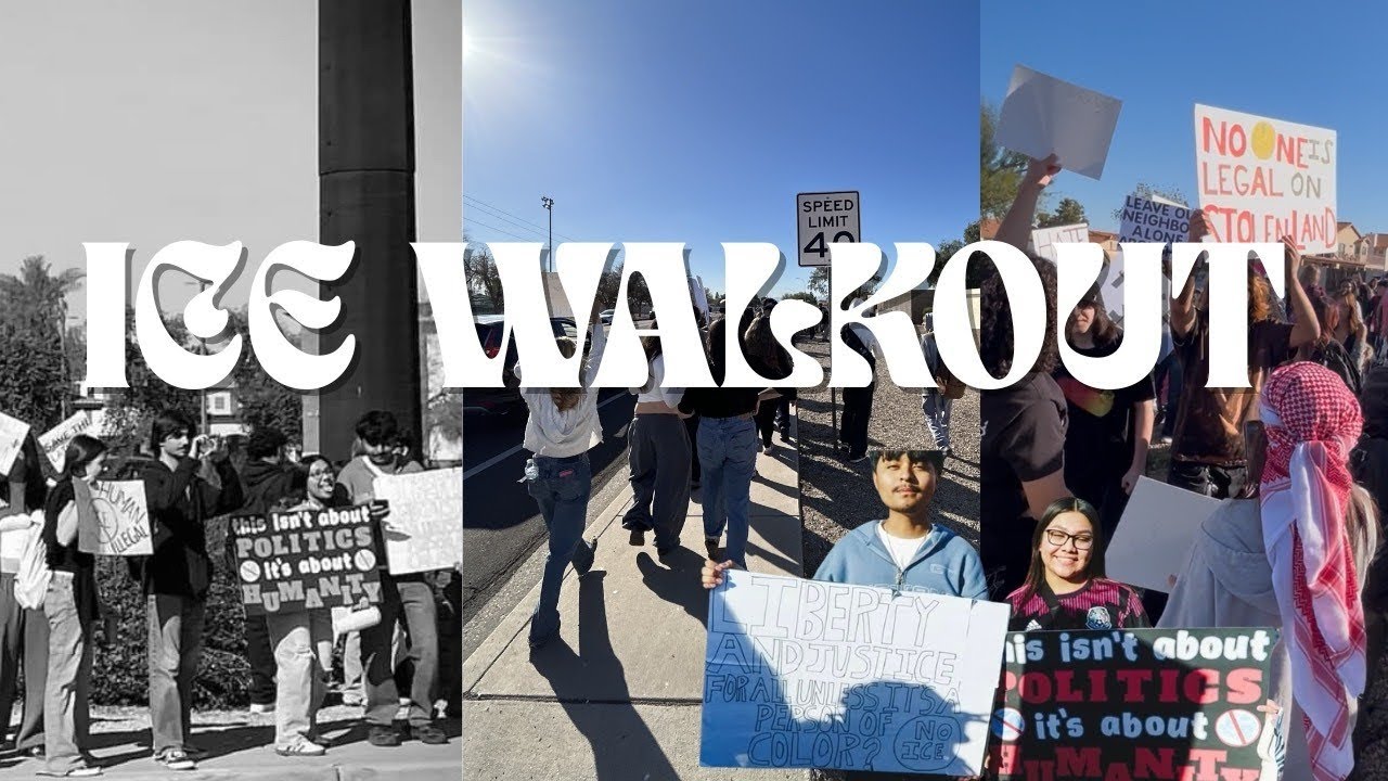 Come With Me to My School's ICE-Out Protest...