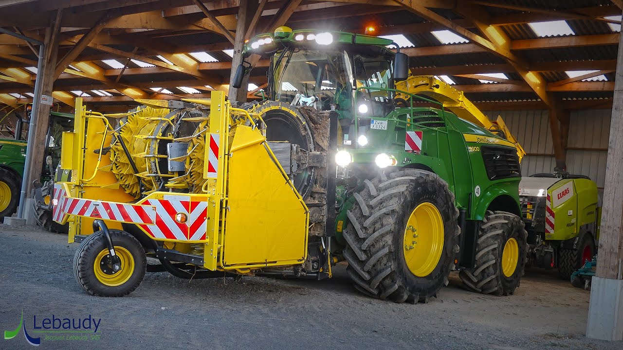PREMIERE ENSILEUSE JOHN DEERE 9900 DE FRANCE - LEBAUDY 🌽