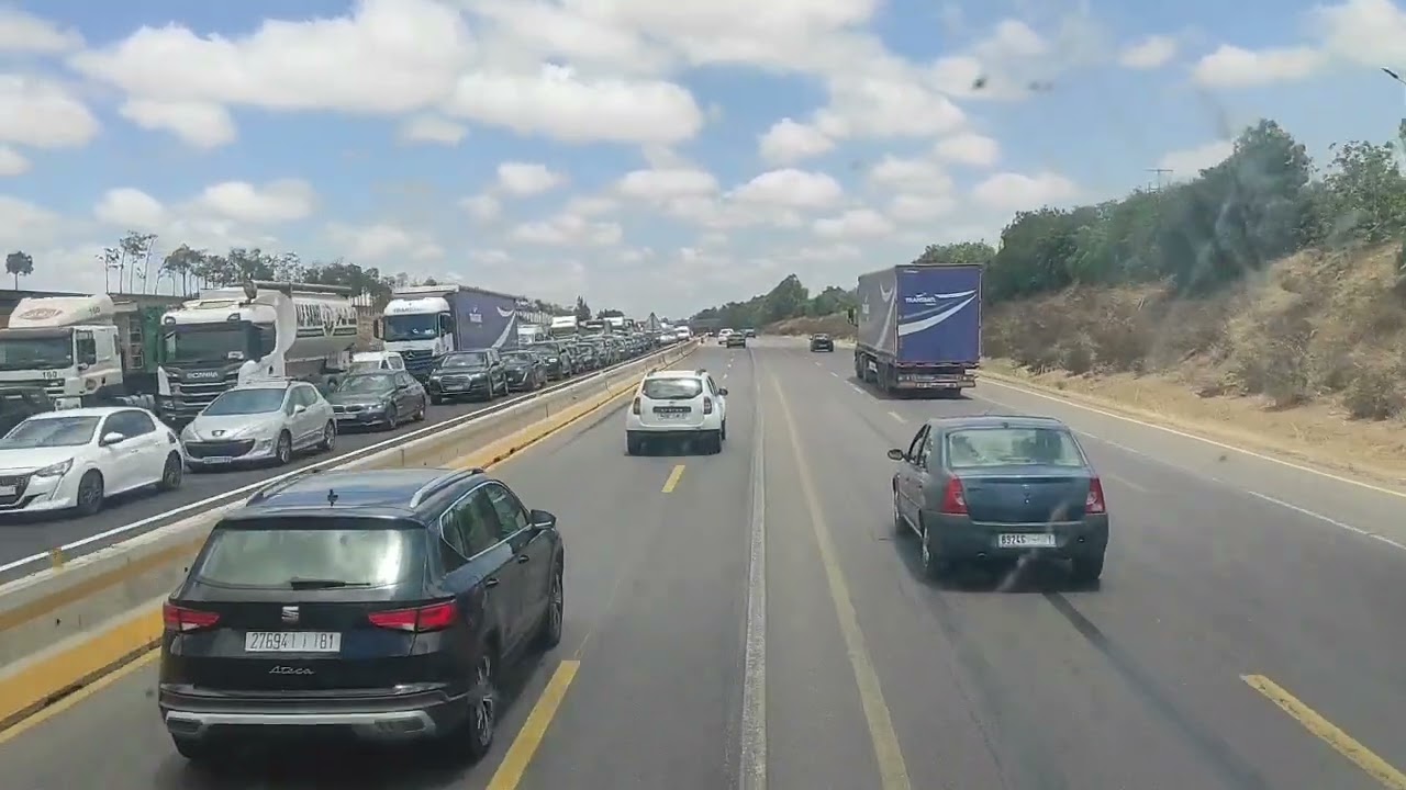 آخر مستجدات🚨الطريق السيار🛣️ تيط مليل دار بوعزة الحراقية نايضة ومفاجئات كثيرة وحادثة سير خطيرة مباشرة