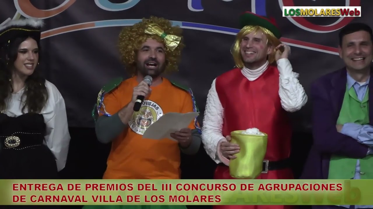 Entrega de premios del III Concurso de Agrupaciones Musicales Villa de Los Molares