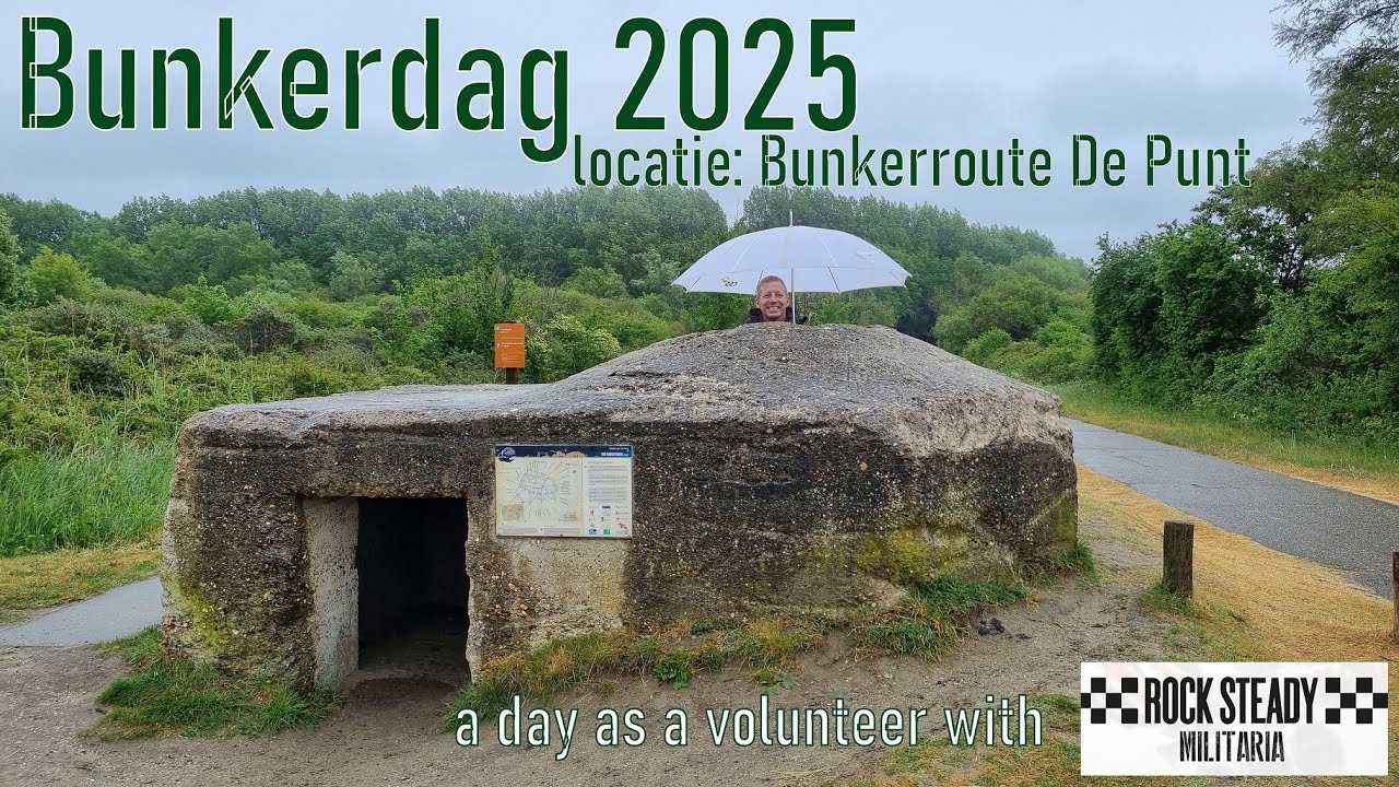 Bunkerdag 2025 working as a volunteer at #bunker complex, Bunkerroute de Punt , the Atlantik wall