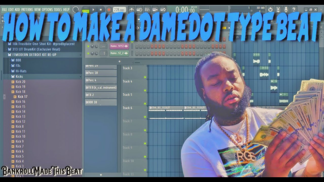 🔥HOW TO MAKE A DAMEDOT TYPE BEAT(RIO DA YUNG OG,YN JAY,RMC MIKE)