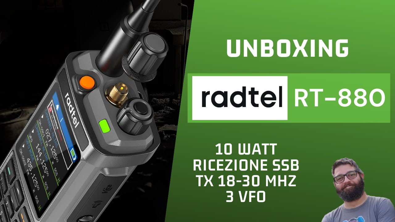 Radioamatori- Unboxing Radtel RT-880