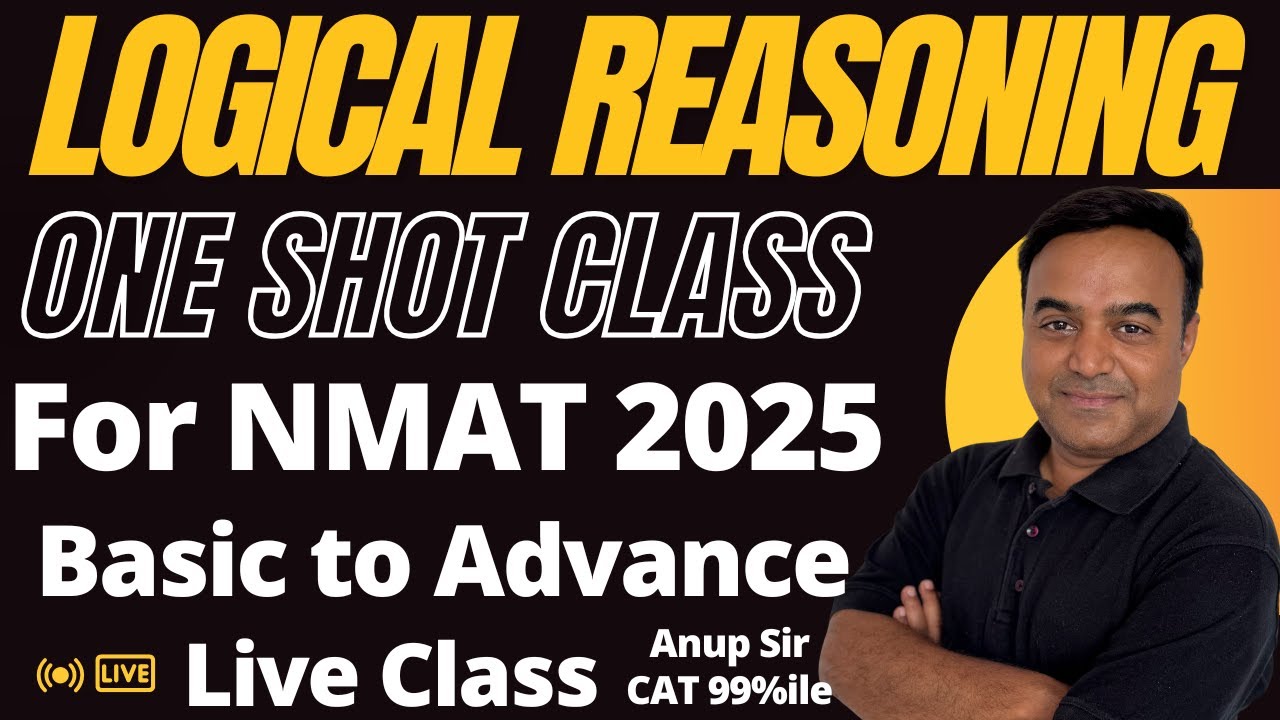 LR in One Shot Class 3 for NMAT & SNAP 2025 | Complete Basics to Advanced | Learn4Exam Live ✅