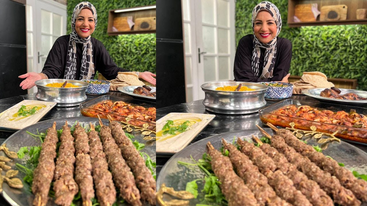 سنة أولى طبخ مع الشيف سارة عبد السلام | دجاج مشوي في الفرن - أرز المشاوي - شيش طاووق - كفتة الحاتي