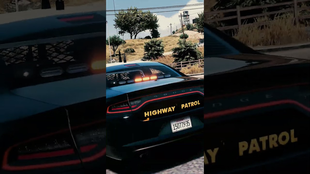 SAHP DODGE CHARGER SLICKTOP EDIT  #sahp #gta #gtarp #gta5 #yddy #chp #edit #charger #dodge
