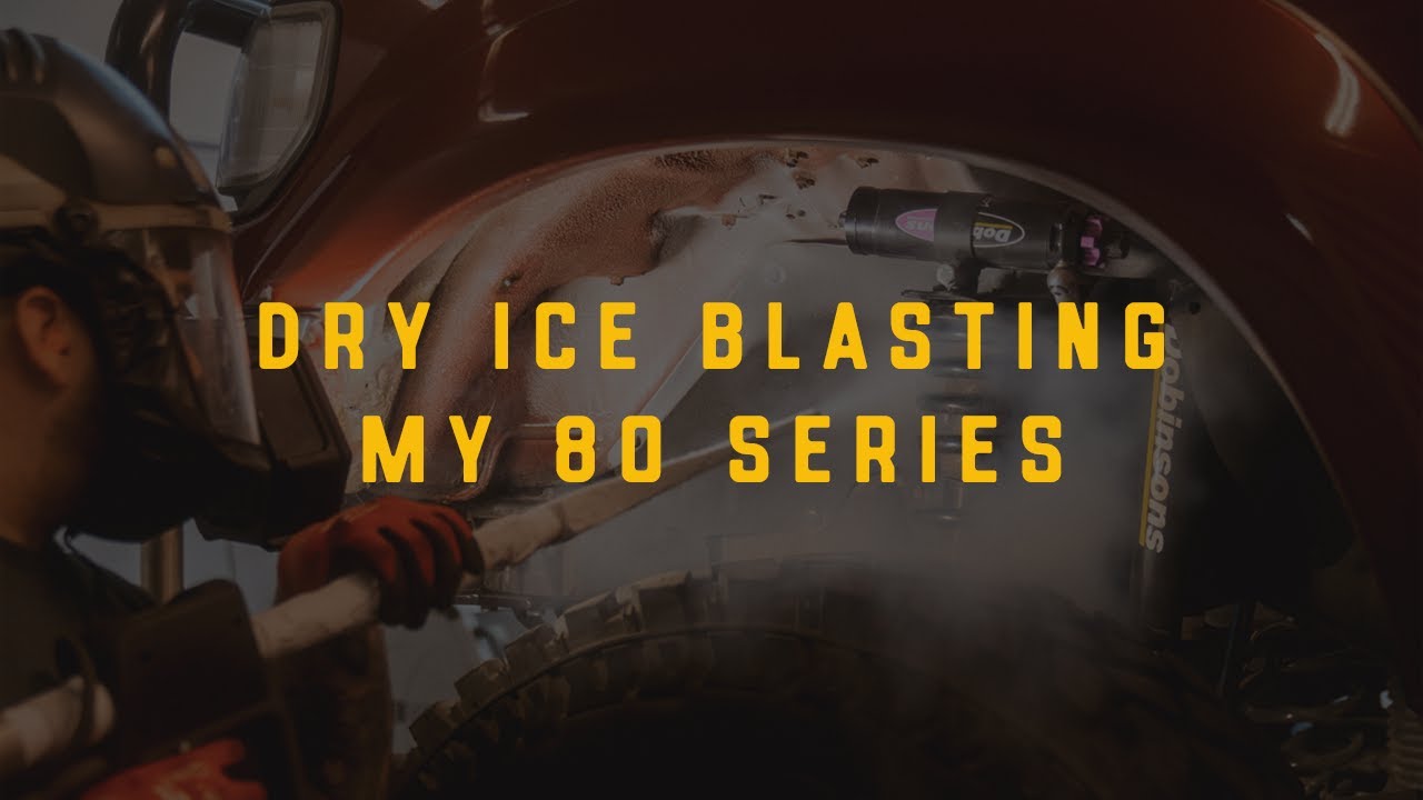 Dry Ice Blasting & Undercoating - Land Cruiser 80 series