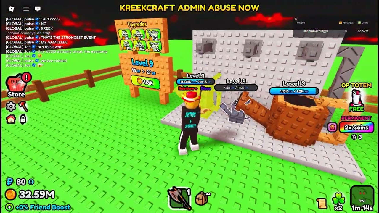 Playing youtuber admin abuses part 1 (Kreekcraft edition)