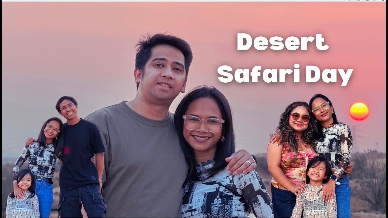 Our Classic UAE Experience 🐪 | Desert Safari Vlog
