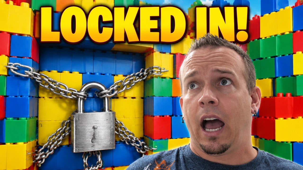 Giant Lego Fort Castle Escape Room!!!