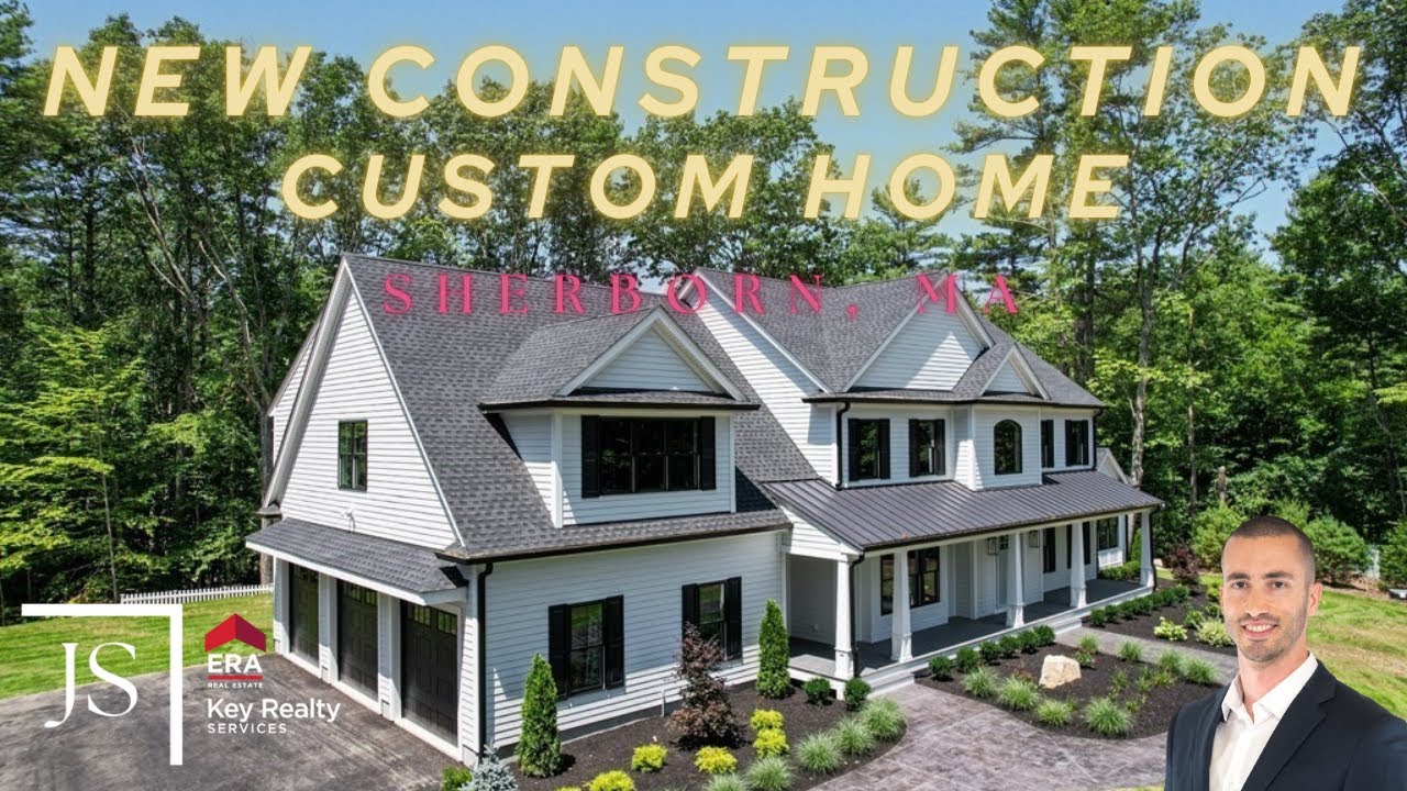 New Construction Custom Home | Sherborn, MA | 4,638SqFt | 5 Beds 4 Baths | 3+ acres | $2,950,000