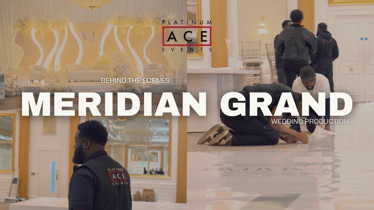 Behind the Scenes of a Stunning Wedding Setup at Meridian Grand London!