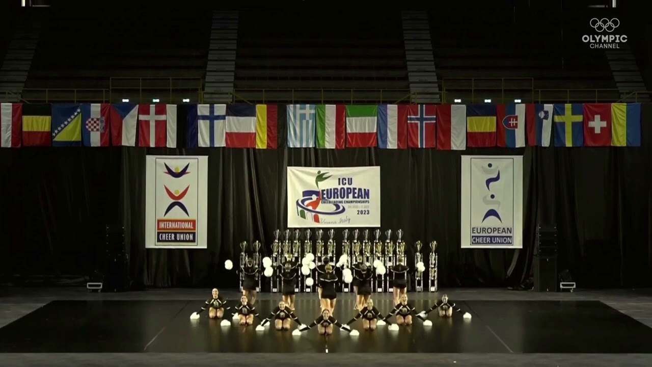 2023 ICU Europeans Pom  - Team Finland DT Dancers