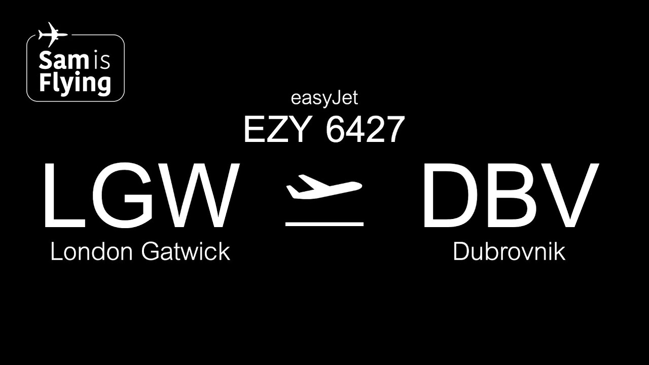 easyJet Airbus A320-214 (WL) | EZY6427 | London Gatwick to Dubrovnik | *FULL FLIGHT*