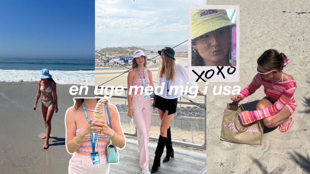 EN UGE I CALIFORNIEN: MØD IRIS, SHOPPING + HAUL, STRANDTUR, SER SÆLER & MERE RACERLØB! *VLOG*