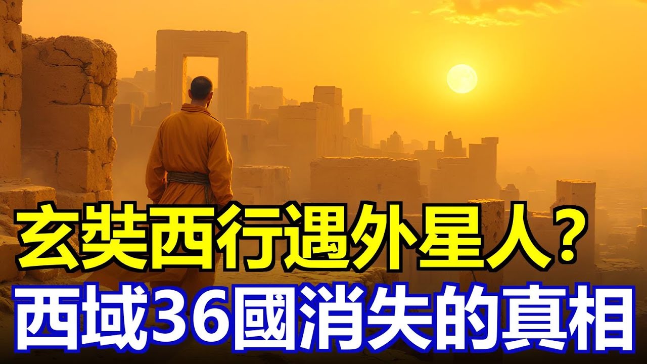 玄奘西行玄奘西行遇到外星人？親歷“死亡之海”，夜聞鬼語、晝見幻影，樓蘭萬人一夜蒸發！揭開西域三十六國集體消失的恐怖真相，每一秒都顛覆認知！#玄奘西域記 #樓蘭消失之謎 #精絕古城 #史前文明