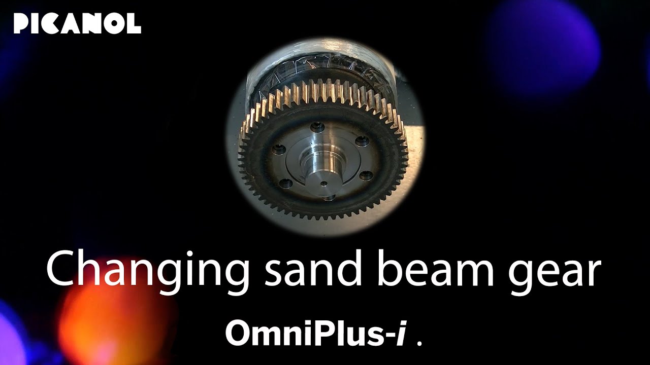 How to change the sand beam gear OmniPlus-i.
